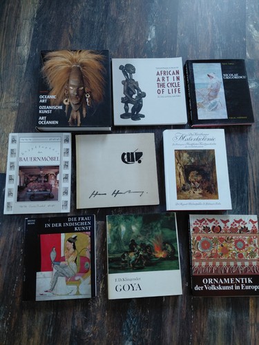 Kunst bücher paket - 9x,