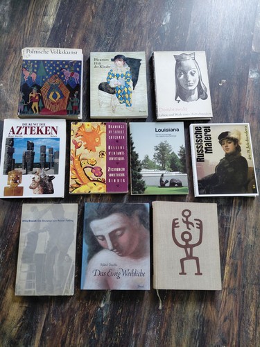 10x kunst bücher - kunst, paket